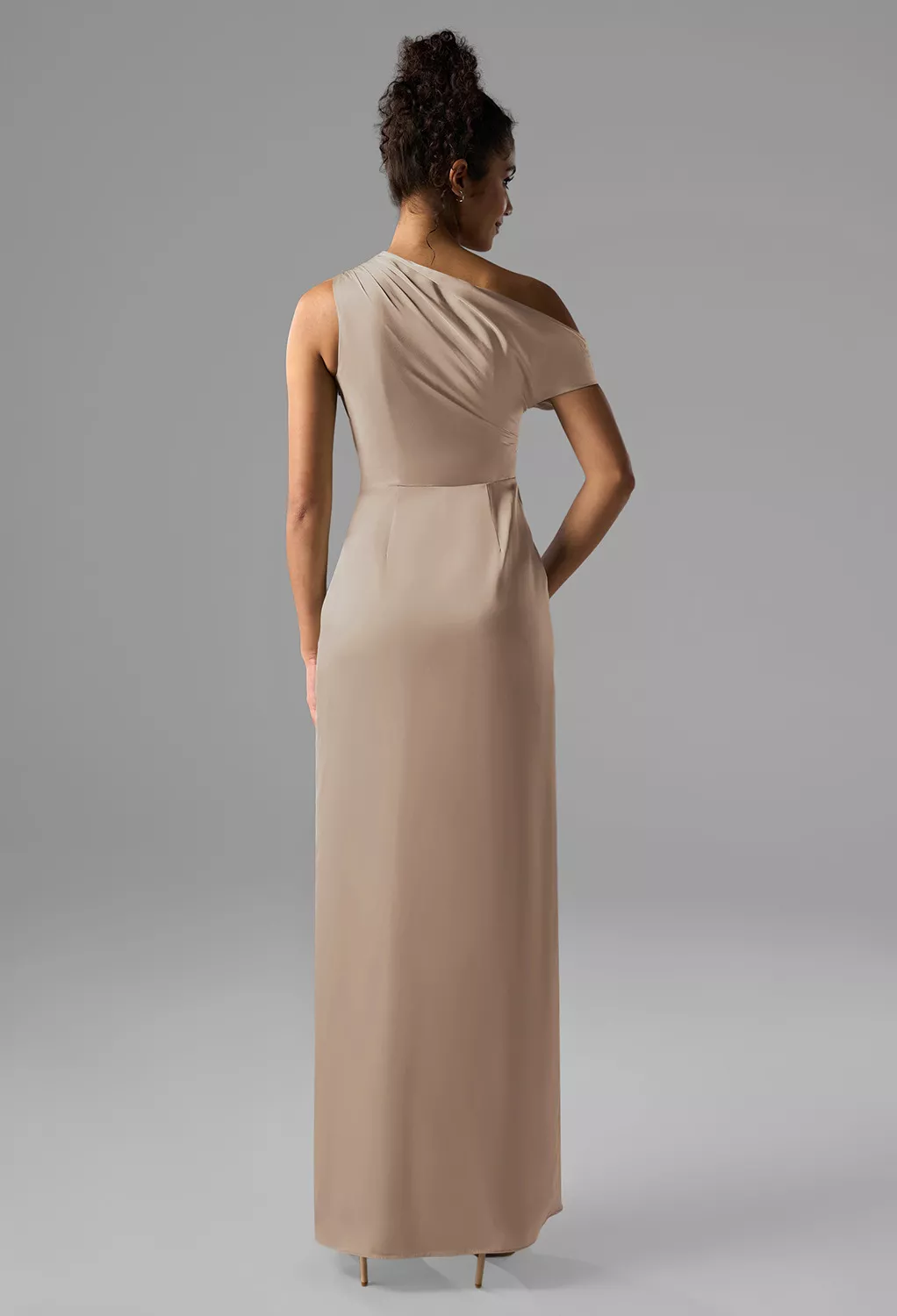 AW Rihanna Taupe  Wedding Guest Dresses